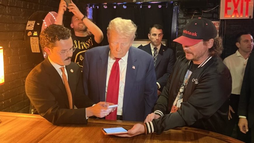 Donald Trump buys burgers with Bitcoin before NYC rally --[Reported by Umva mag]