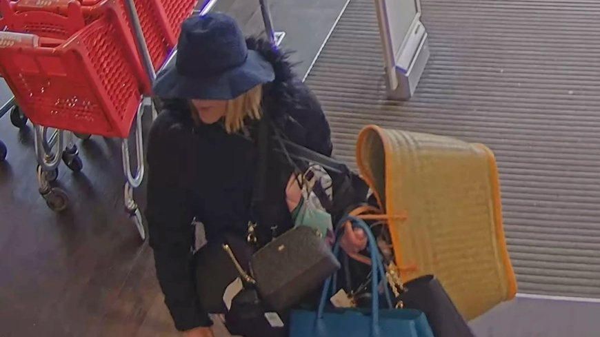 Moment Britain’s most prolific female shoplifter with 171 convictions flees store laden with stolen handbags --[Reported by Umva mag]