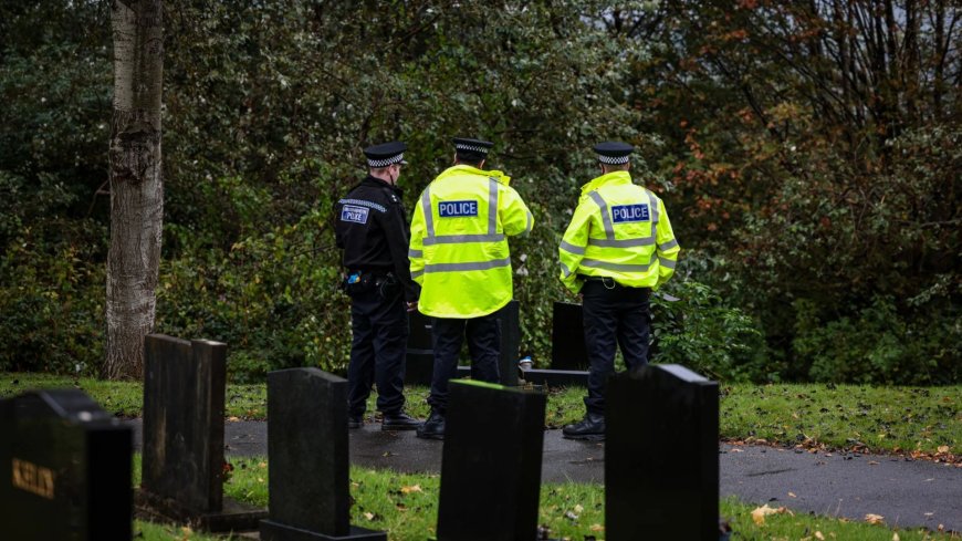 Cemetery closed after cops find human remains in mystery discovery and forensics officers seen at graveyard --[Reported by Umva mag]