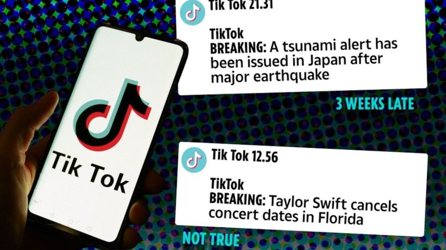 Shock of TikTok ‘alerts’ that look like real news…but are nothing of the sort --[Reported by Umva mag]