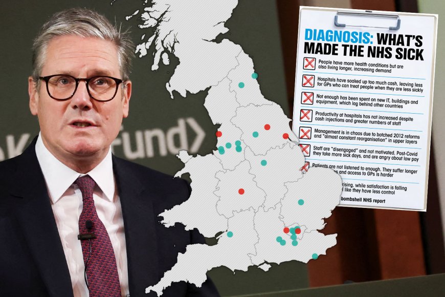 Interactive maps reveal best and worst hospitals as Starmer lays bare ‘broken’ NHS with thousands of avoidable deaths --[Reported by Umva mag]