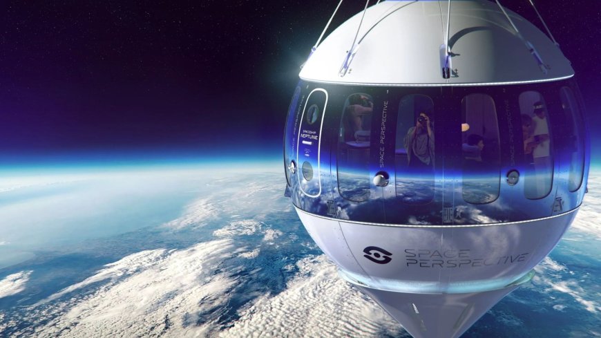 Incredible luxury balloon capsule that will carry passengers to edge of space splashes down after key first test --[Reported by Umva mag]