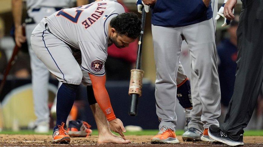 Astros’ Jose Altuve ejected after removing sock, cleat in wild scene: 'They missed that call' --[Reported by Umva mag]