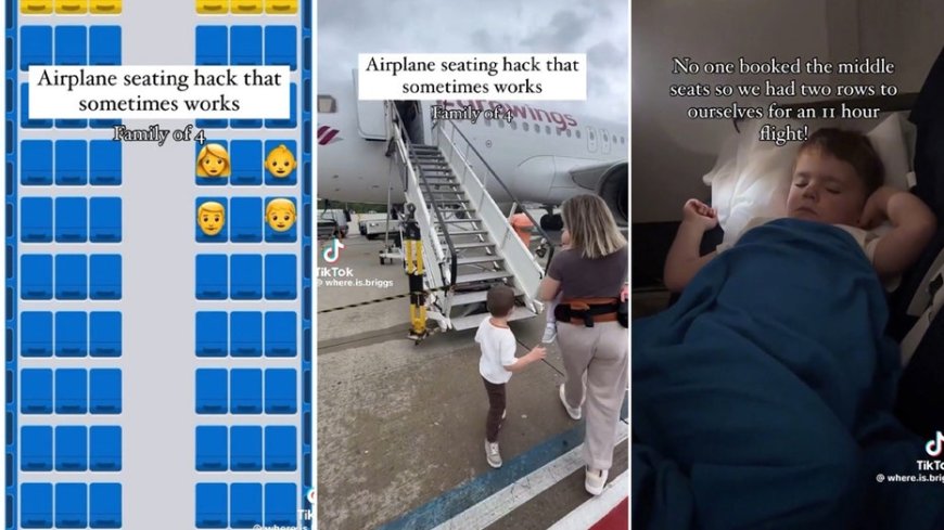 Mom's viral airplane seating hack stirs debate; solo flyers 'can't stand' it --[Reported by Umva mag]