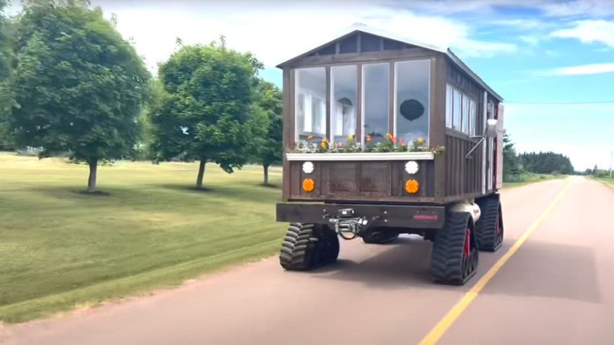 Unstoppable off-road tiny house conquers any terrain, anywhere --[Reported by Umva mag]