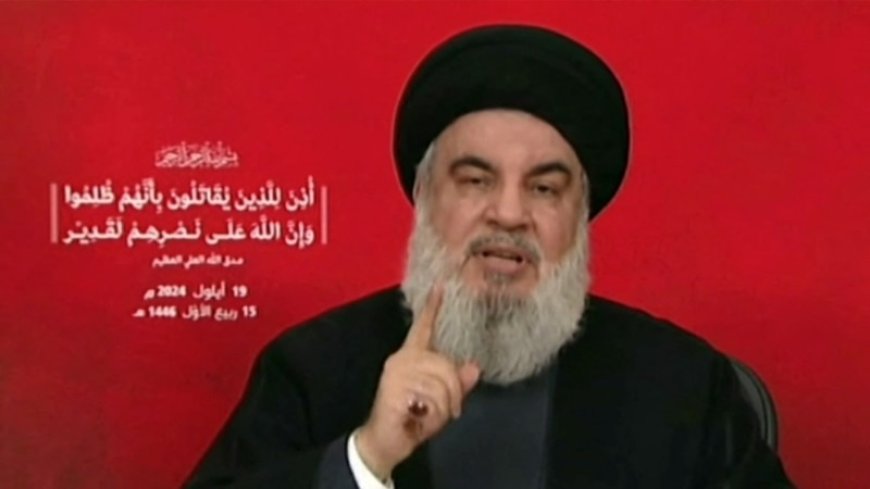 Explosive pager, walkie-talkie attacks were ‘severe blow,’ Hezbollah chief says --[Reported by Umva mag]