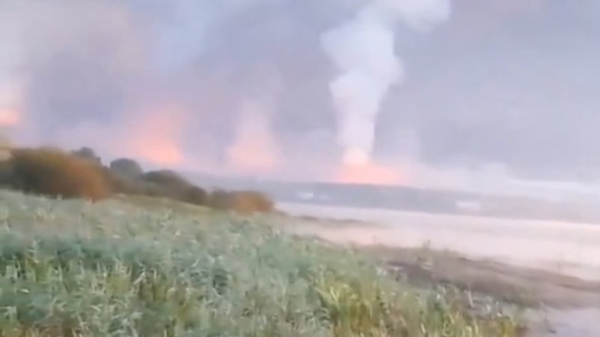 Ukrainian drone attack sparks large fire in Russia’s Tver region --[Reported by Umva mag]