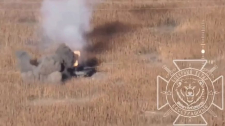 Russian forces destroy newest German-made tank (VIDEO) --[Reported by Umva mag]