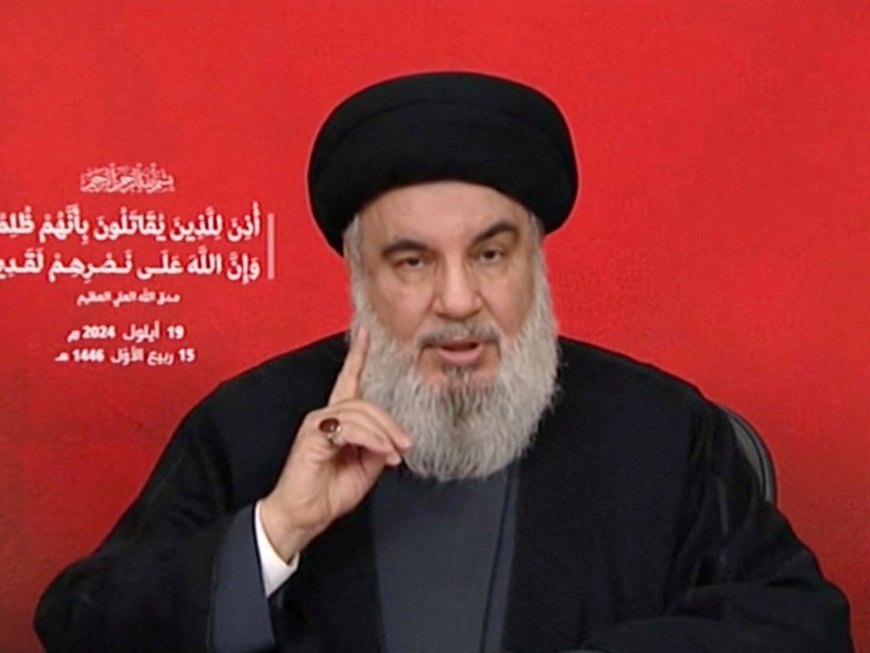 Hezbollah chief: Israel crossed “all red lines” with device explosions --[Reported by Umva mag]