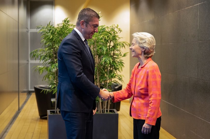 Prime Minister Mickoski attended a working lunch with von der Leyen and colleagues from the Western Balkans --[Reported by Umva mag]