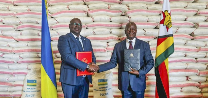 Drought-hit Zimbabwe receives food donation from Rwanda --[Reported by Umva mag]