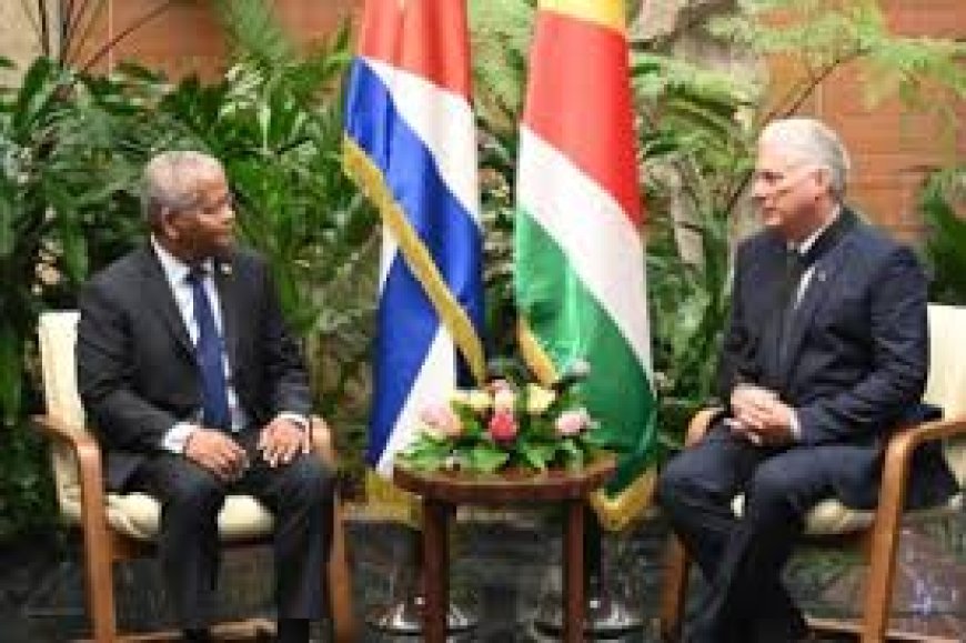 Seychelles and Cuba celebrate ‘strong’ diplomatic ties --[Reported by Umva mag]