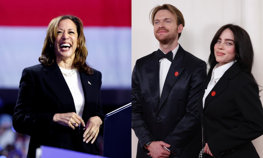 Billie Eilish and Finneas are the latest stars to endorse Kamala Harris on Voter Registration Day --[Reported by Umva mag]