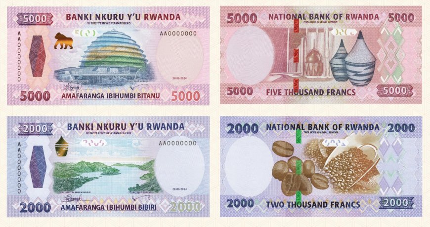 The central bank introduces new Rwf5000 and Rwf2000 banknotes --[Reported by Umva mag]