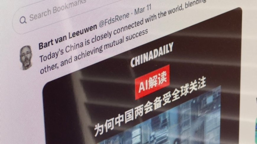 China-connected spamouflage impersonated Dutch cartoonist --[Reported by Umva mag]