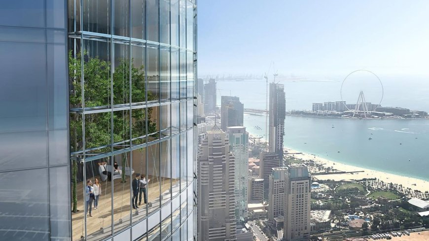 Plans for £338m ‘world’s tallest hotel’ with 82 floors & over 1,000 rooms…plus 360-degree glass views of man-made island --[Reported by Umva mag]