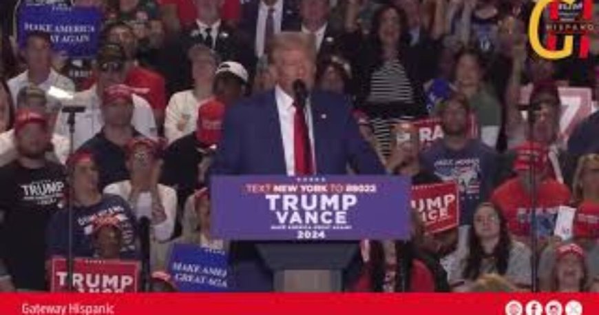 President Trump in Uniondale, NY – “I also want to send a message directly to Kamala Harris” --[Reported by Umva mag]