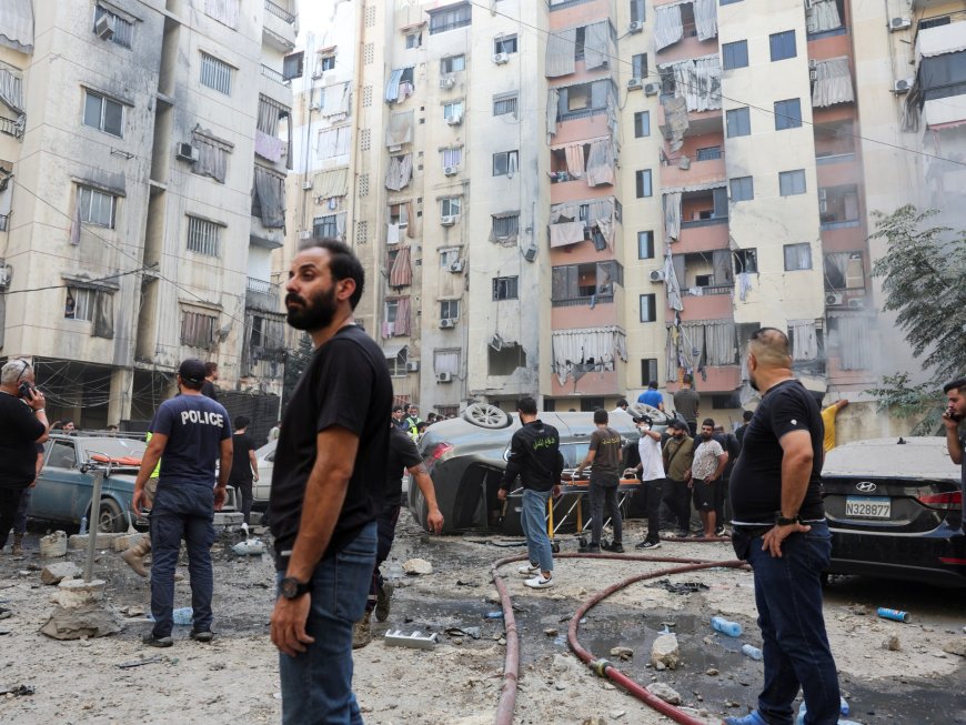 Israel hits Beirut with air attack after Hezbollah fires 140 rockets --[Reported by Umva mag]