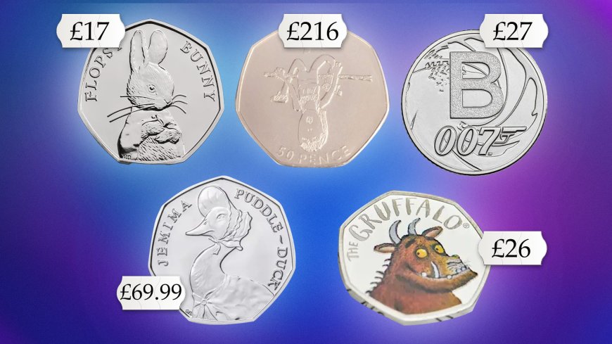 Full list of quirky rare coins featuring famous characters worth up to £356 – do you have one? --[Reported by Umva mag]