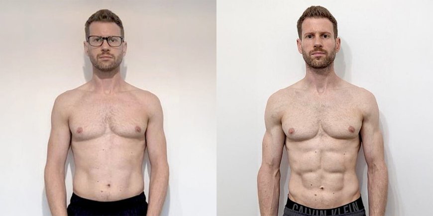 A 41-year-old transformed his body with 2 diet changes and 1 simple workout technique --[Reported by Umva mag]