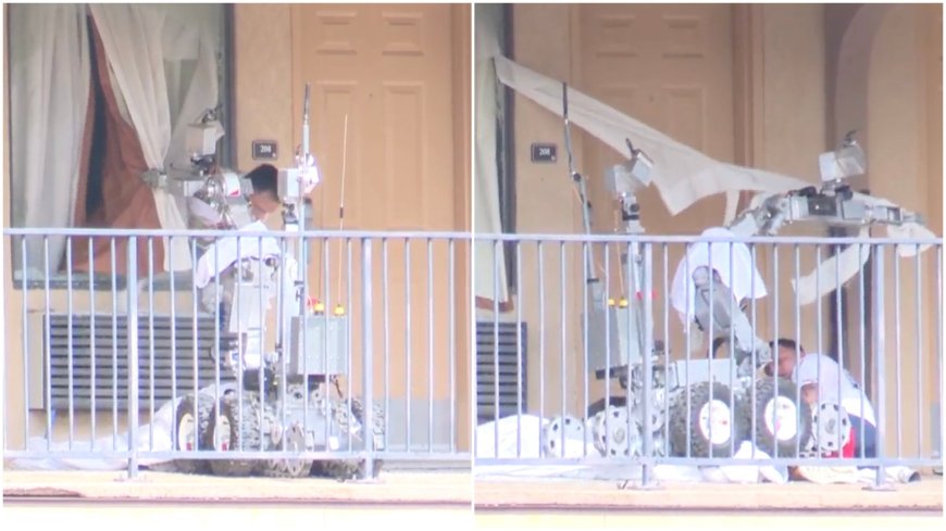 Texas Standoff Showdown: Crime-Fighting Robot Outsmarts Suspect, Dodges Bullet, Teargasses Gunman, and Pins Him to the Ground --[Reported by Umva mag]