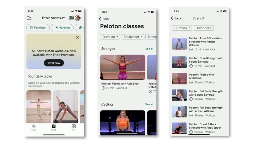 Fitbit Premium Members Can Access Free Peloton Classes --[Reported by Umva mag]