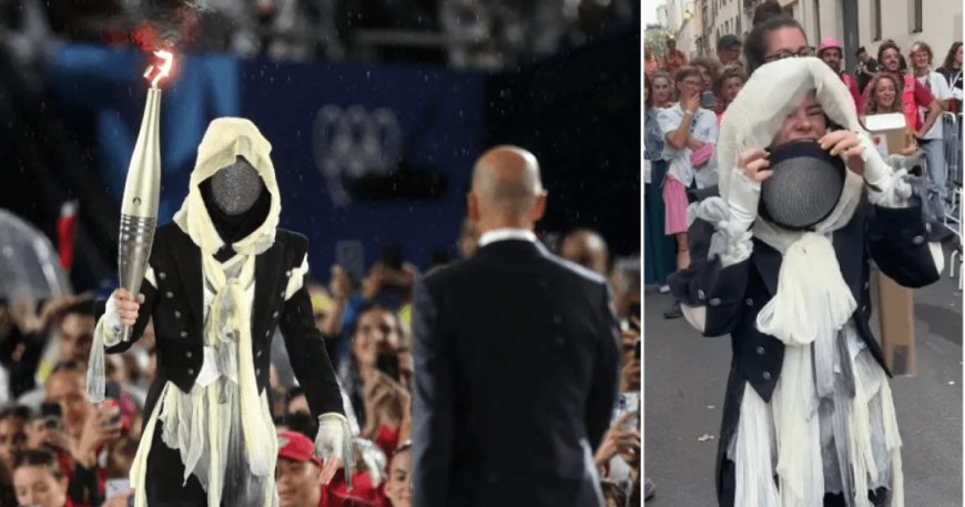 Masked Olympic torchbearer ‘frustrated’ after everyone thought it was a man --[Reported by Umva mag]