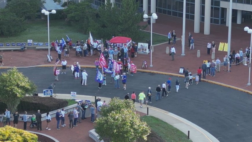 Early Voting Underway in Virginia: Trump Supporters Dominate Polling Location in Fairfax County (VIDEO) --[Reported by Umva mag]