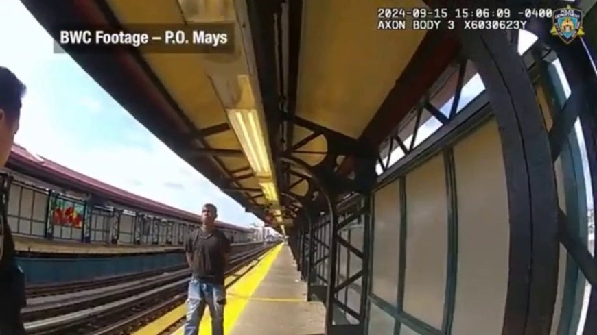 Dramatic NYPD bodycam video shows controversial Brooklyn subway shooting: ​​’Drop the knife’ --[Reported by Umva mag]