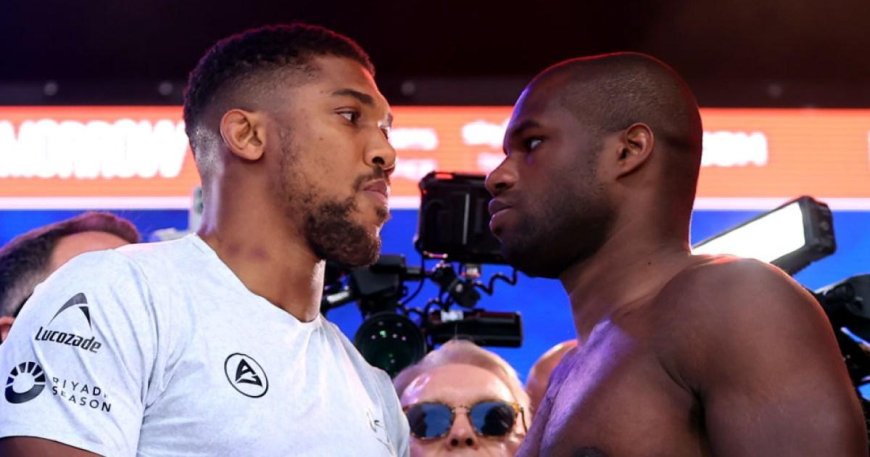 Everything you need to know about Anthony Joshua vs Daniel Dubois, including ring walk time, odds and full card --[Reported by Umva mag]