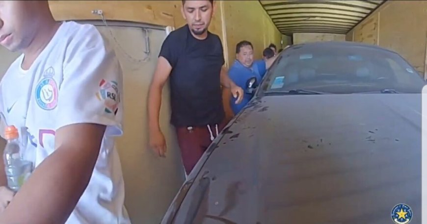 Kamala’s Border Chaos – Texas DPS Find 16 Illegal Aliens Inside False Wall of Trailer (VIDEO) --[Reported by Umva mag]