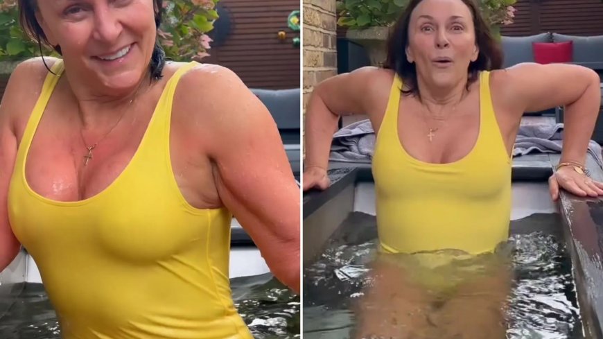 Strictly’s Shirley Ballas, 64, strips down to yellow swimsuit to take a dip in freezing ice bath for ‘first show prep’ --[Reported by Umva mag]