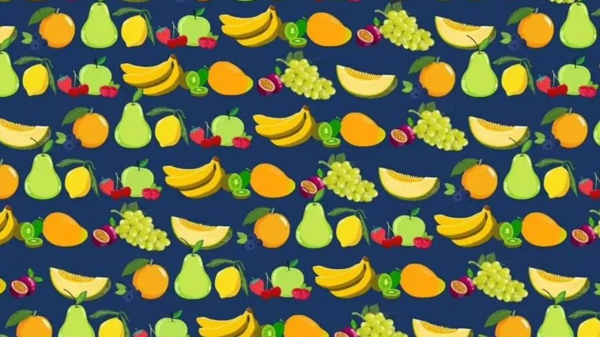 You have a high IQ and 20/20 vision if you can spot the block of cheese hidden among the fruit in under seven seconds --[Reported by Umva mag]