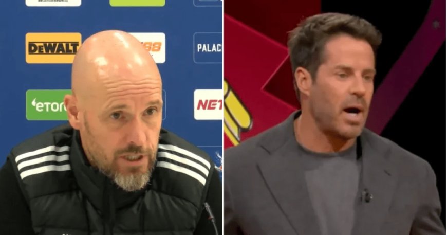 Erik ten Hag unhappy with ‘crazy’ Jamie Redknapp claim after Manchester United draw vs Crystal Palace --[Reported by Umva mag]