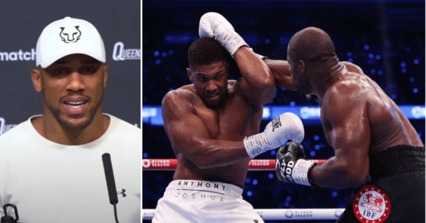 Anthony Joshua responds to calls for him to retire after Daniel Dubois loss --[Reported by Umva mag]