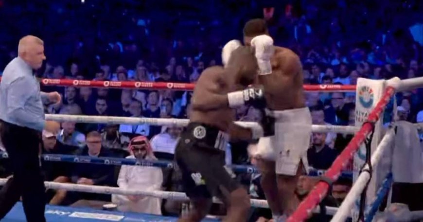 Eddie Hearn criticises Anthony Joshua for reaction to Daniel Dubois’ illegal punch --[Reported by Umva mag]