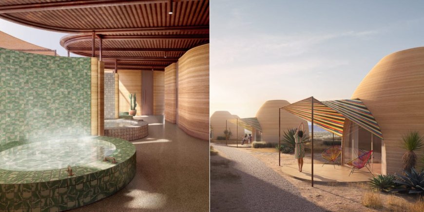 See what it'll be like staying at a luxury 3D printed hotel in the West Texas desert --[Reported by Umva mag]