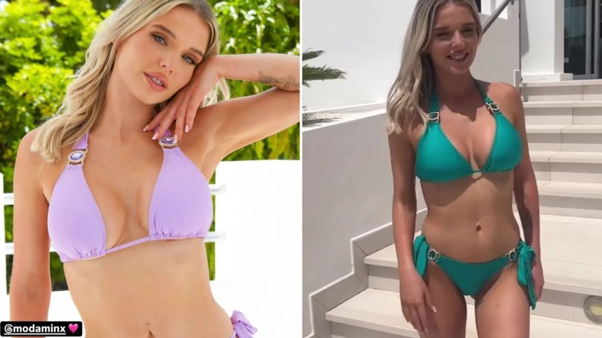 Helen Flanagan defiantly poses in purple bikini after being cruelly trolled for her weight --[Reported by Umva mag]