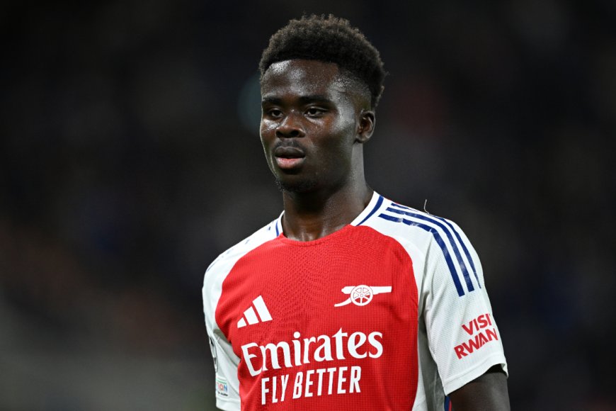 Arsenal star Bukayo Saka’s four-word message after being subbed at HT vs Man City --[Reported by Umva mag]