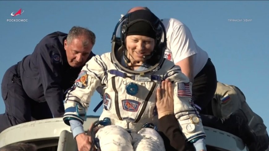 Soyuz capsule with 2 Russians, 1 American from ISS returns to Earth --[Reported by Umva mag]