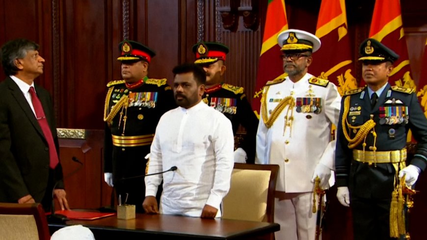 Marxist-leaning Dissanayake sworn in as Sri Lanka president --[Reported by Umva mag]