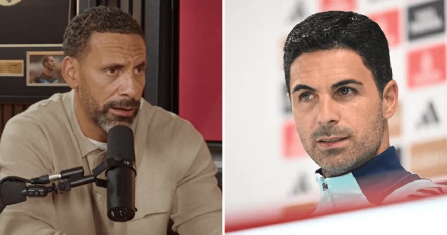 Rio Ferdinand ‘miffed’ by Mikel Arteta after Arsenal’s draw with Manchester City --[Reported by Umva mag]