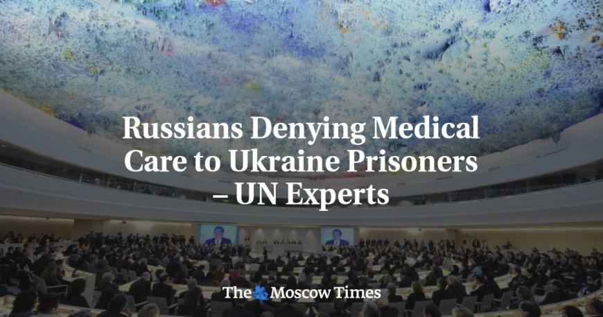 Russians Denying Medical Care to Ukraine Prisoners – UN Experts --[Reported by Umva mag]