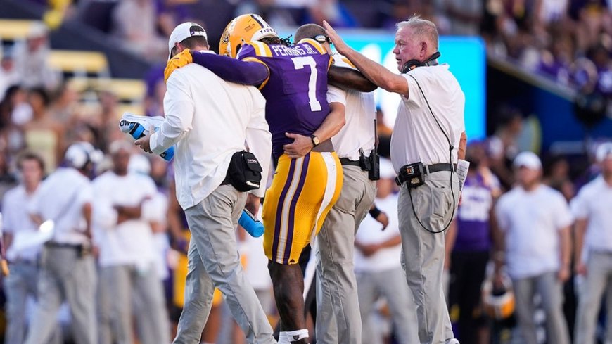 LSU's Harold Perkins Jr. out for season after suffering knee injury vs. UCLA --[Reported by Umva mag]