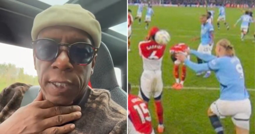 Arsenal legend Ian Wright branded ‘one of the biggest s***houses’ after Erling Haaland criticism --[Reported by Umva mag]