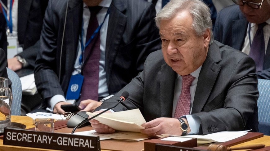 UN chief defends UNRWA, says only 'a few elements' participated in Oct. 7 --[Reported by Umva mag]