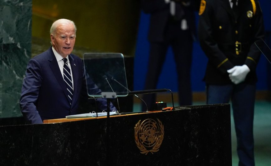 Biden in Farewell U.N. Address Says Peace Still Possible in Conflicts in Mideast and Ukraine --[Reported by Umva mag]