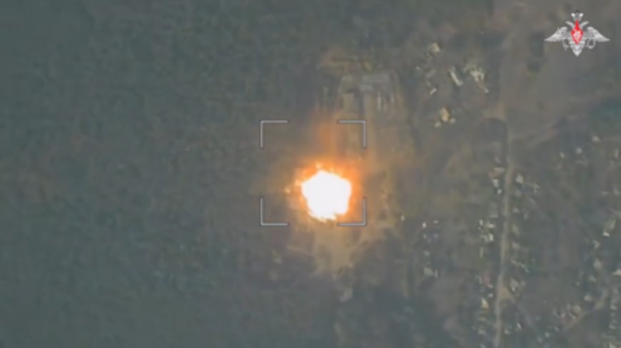 Russian vacuum bomb obliterates Ukrainian installation (MOD VIDEO) --[Reported by Umva mag]