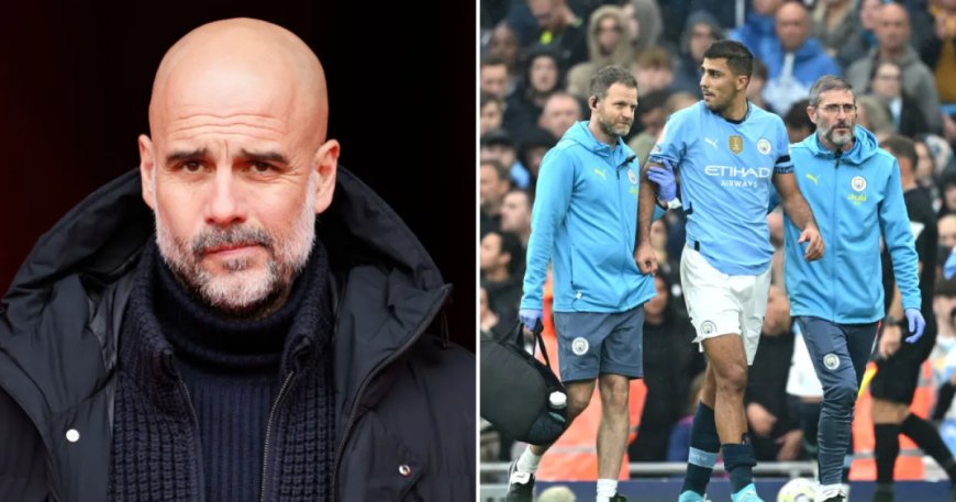 Manchester City boss Pep Guardiola reacts to huge Rodri injury blow --[Reported by Umva mag]