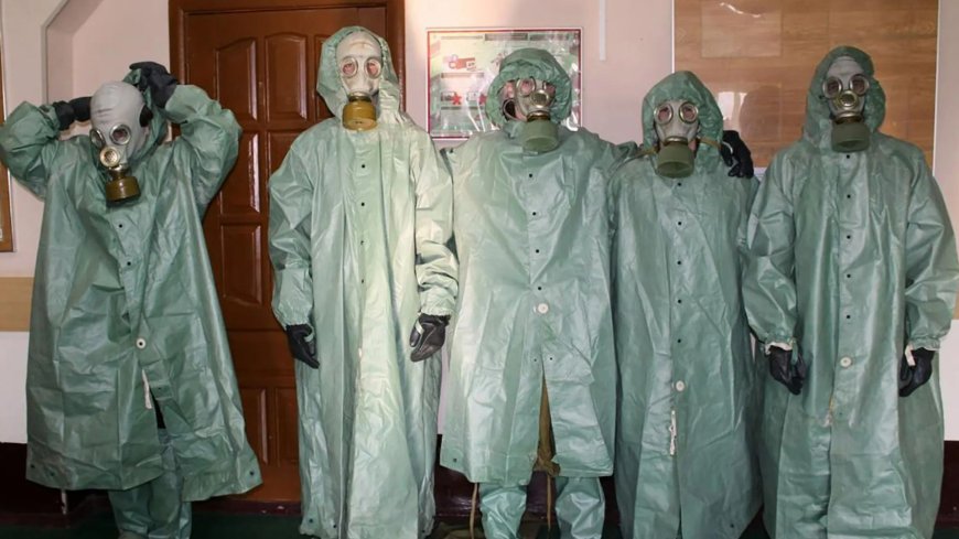 Chilling moment Russian schoolchildren dress in haunting hazmat gear as Putin grooms kids to fear Western bio-war strike --[Reported by Umva mag]